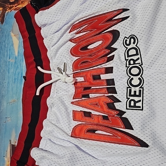 Death Row Records Basketball Shorts Size XL NWT - Picture 2 of 8